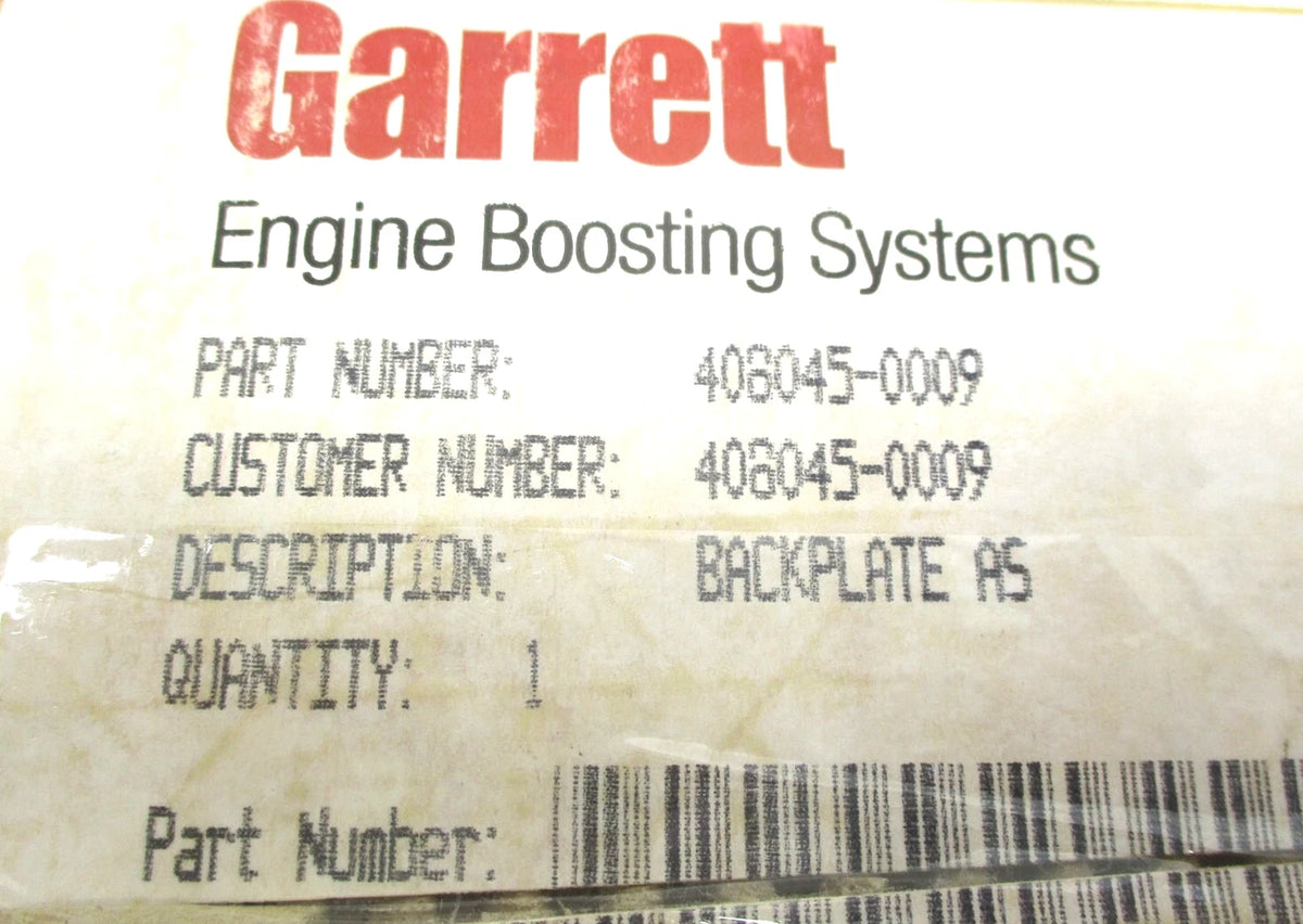 Turbo Backplate Assembly for Garrett T04 (408045-0009)