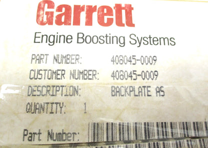 Turbo Backplate Assembly for Garrett T04 (408045-0009)