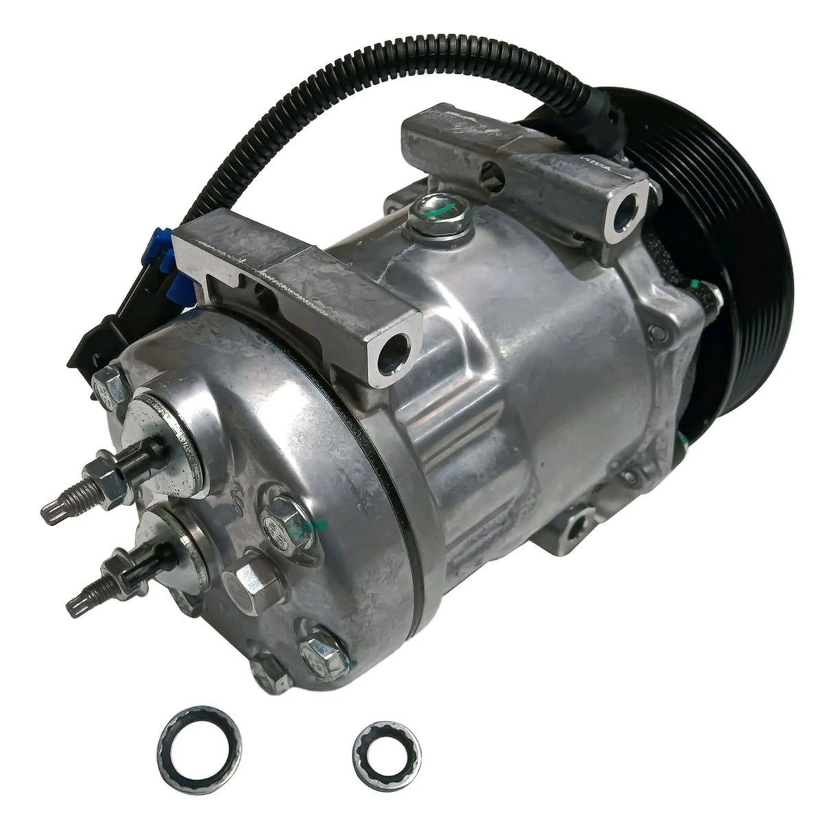 A/C Compressor w/ Clutch 8-Groove for Kenworth T660 T680 T880 (2010–2023)