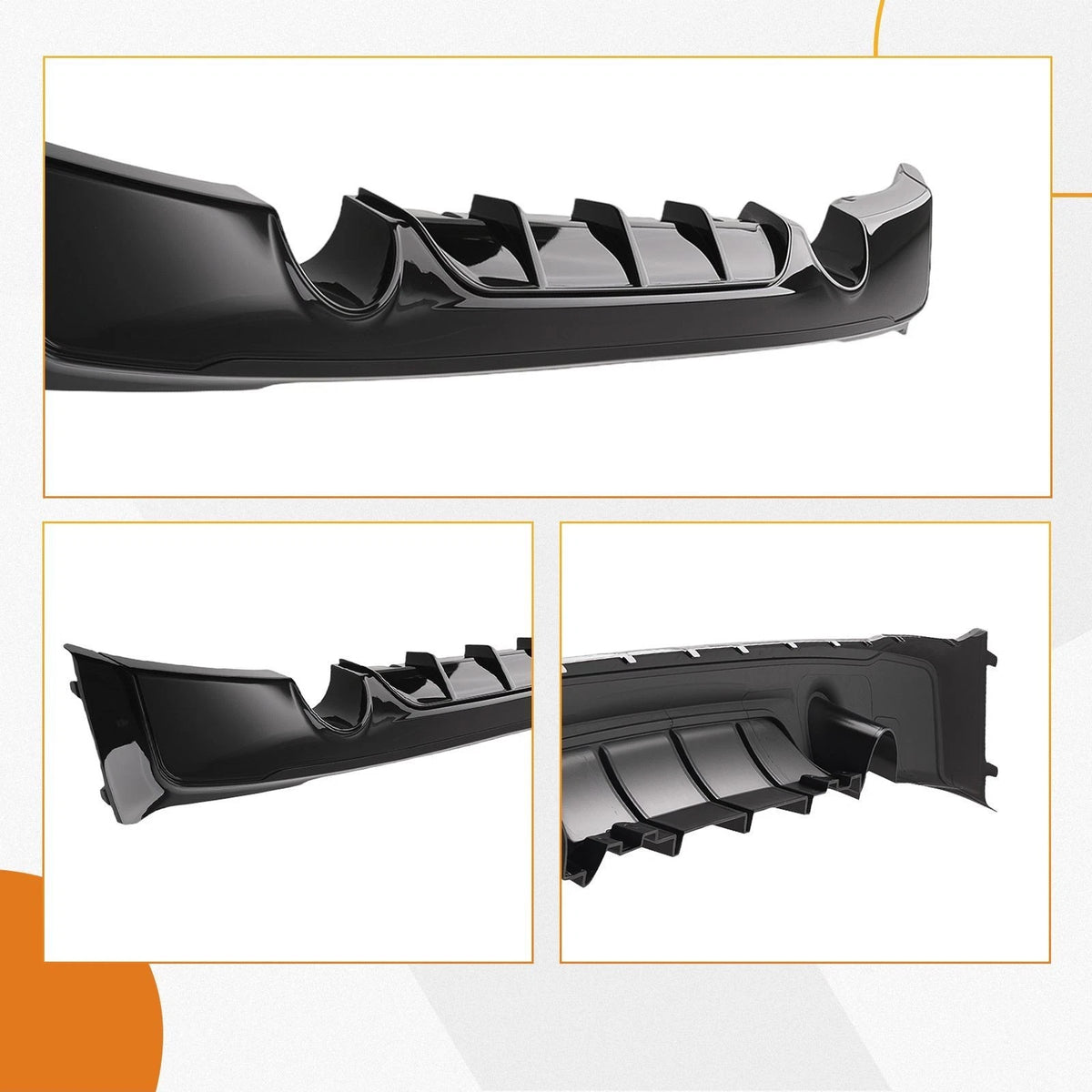 Rear Diffuser Lip for BMW 2 Series F22 F23 M Sport (2014–2020)