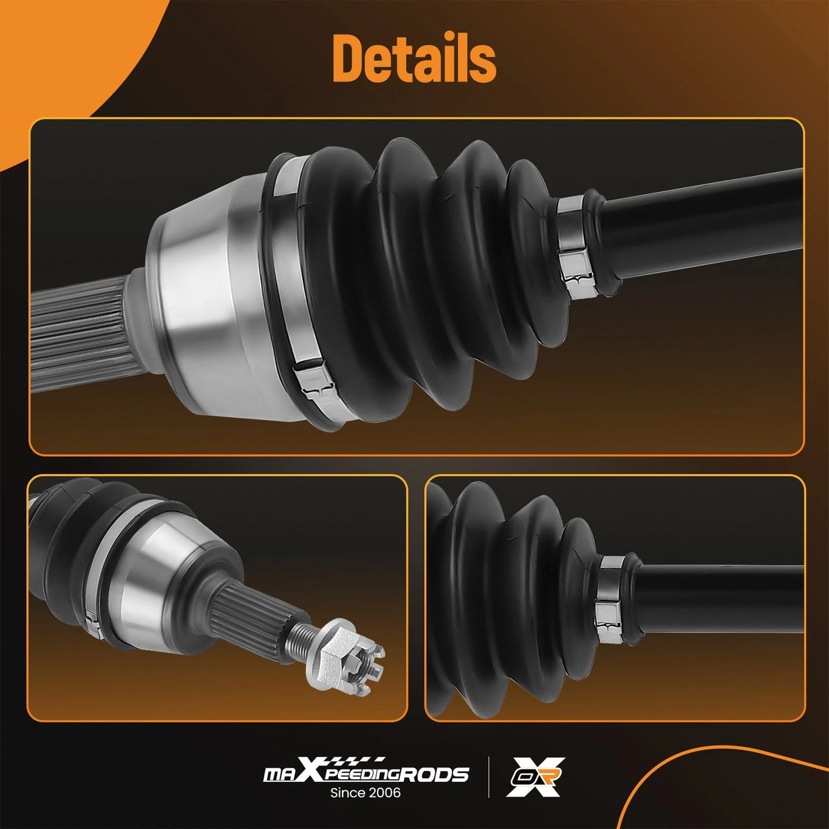 CV Joint Axle Set for Polaris Ranger 570 Full Size EPS (2015)