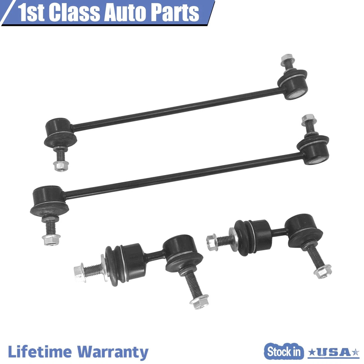 4pc Front Suspension Rear Sway Bar Links for Mazda 5 3 Sport (2004–2009)