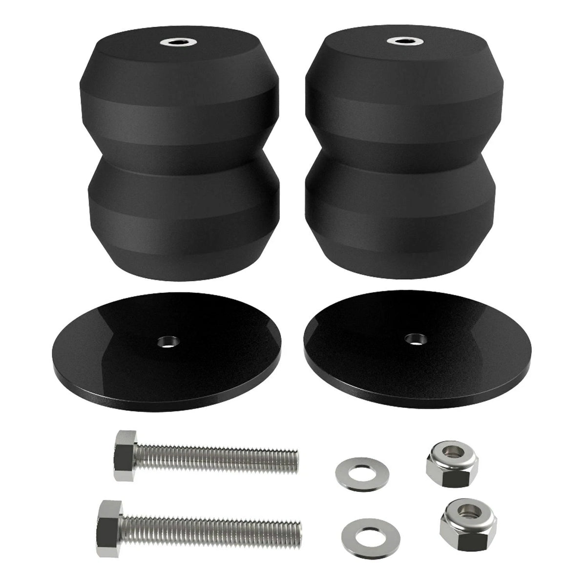 Rear Suspension Rubber Air Helper Spring Kit for Chevy GMC 1500