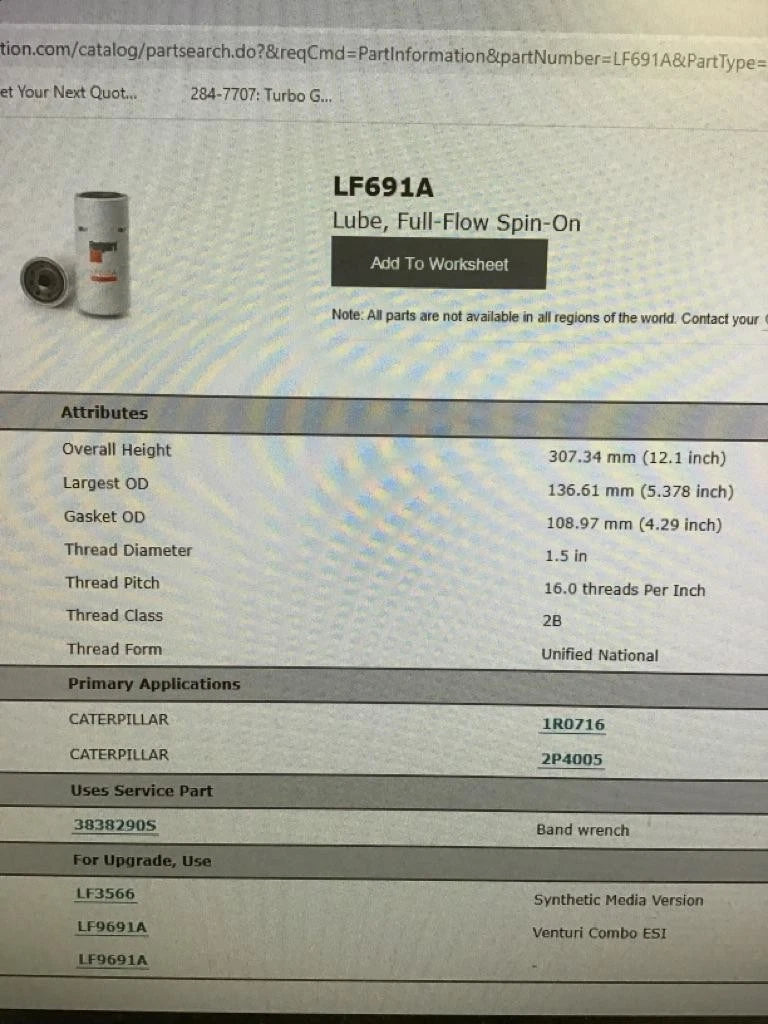1R0716 Replacement Part for Miscellaneous Models