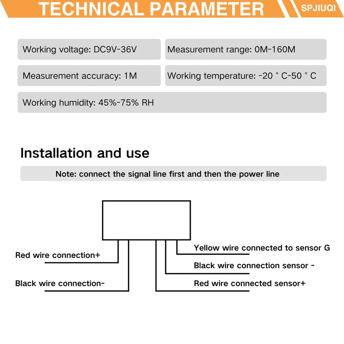 LCD Odometer for DC9V-36V Measurement Range 0M-160M Accuracy 1M