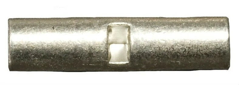 Set of 100 Uninsulated Butt Splice Connectors 18-22 AWG