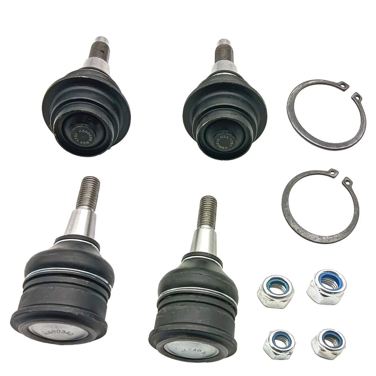 Set of 4 Front Upper Lower Ball Joints for Cadillac Chevy Tahoe Yukon (2015–2018)