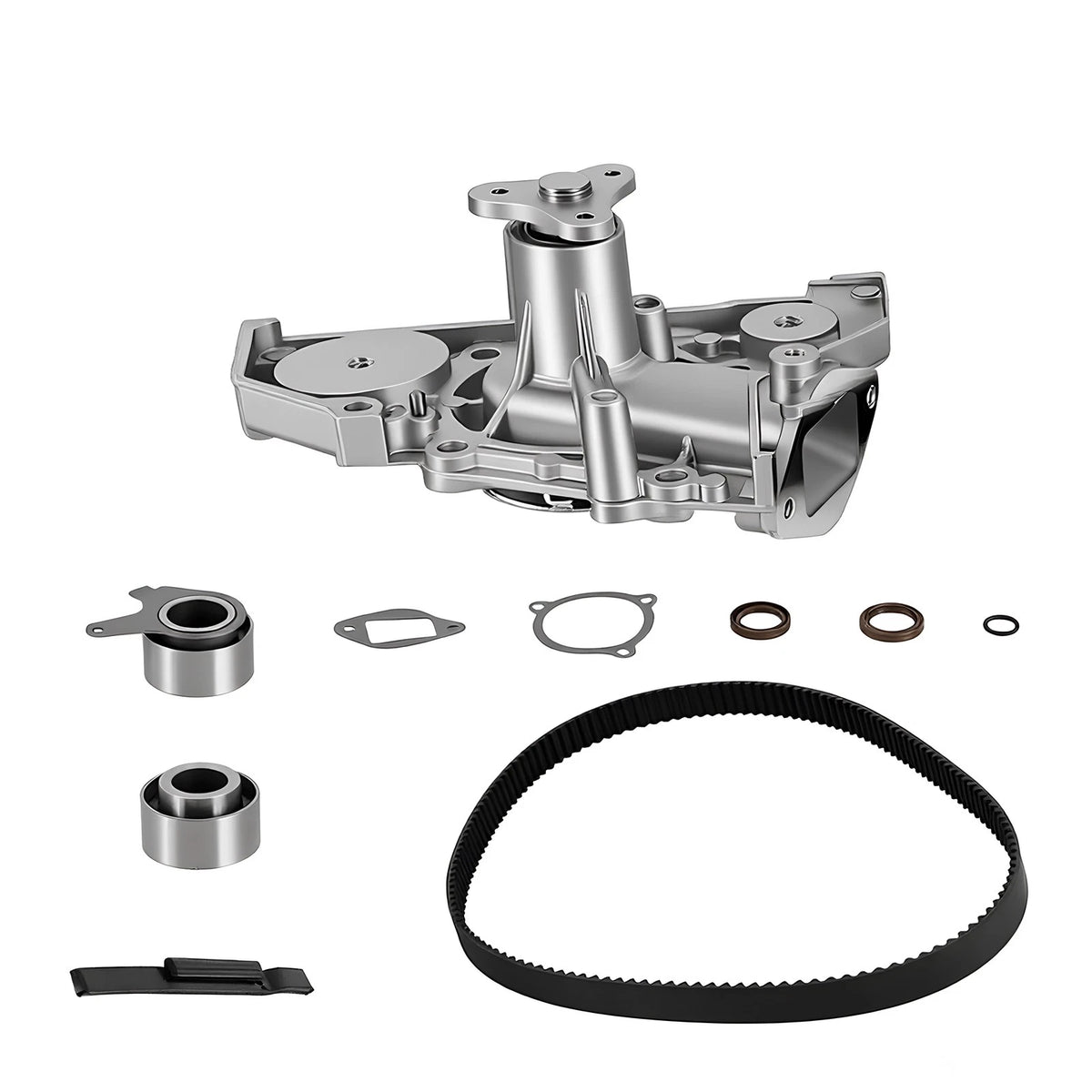 Timing Belt Kit with Water Pump for Ford Escort Mercury Capri Mazda 1.6L (1990–1996) PP179LK2