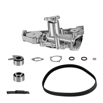Timing Belt Kit with Water Pump for Ford Escort Mercury Capri Mazda 1.6L (1990–1996) PP179LK2