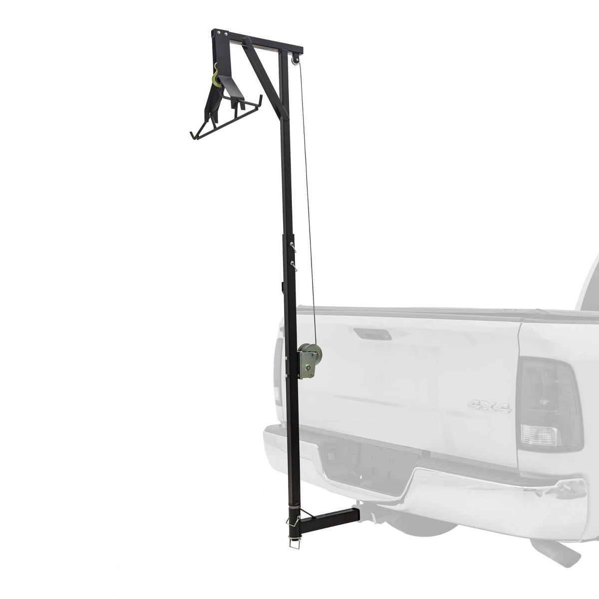 Hitch-Mounted Deer Hoist with Gambrel for Universal Use (300 lb Capacity)