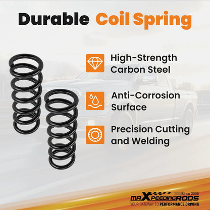 2" Leveling Lift Kit for Dodge Ram 1500 2WD (2009–2018) Shocks Coil Springs