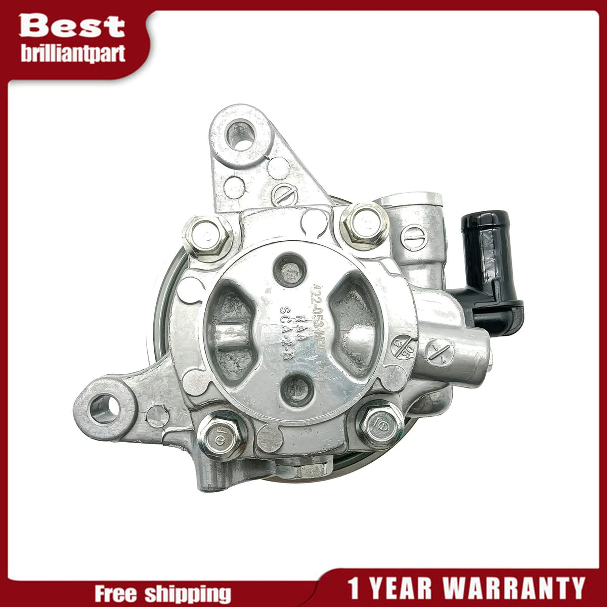 Power Steering Pump with Pulley for Honda Accord 2003–2007 2.4L