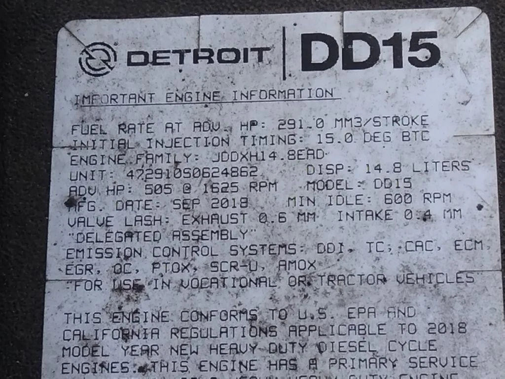 Engine Assembly for Detroit DD15 (2019) (Part No. 472910)