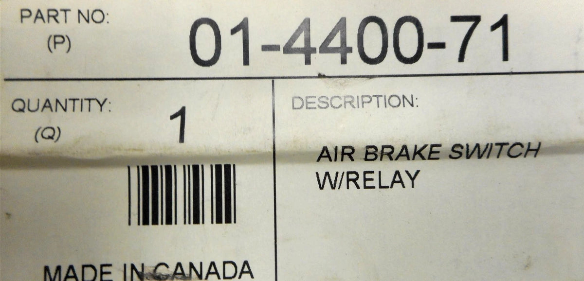 Air Brake Relay Switch Module for Freightliner (2001–2021) 01-4400-71
