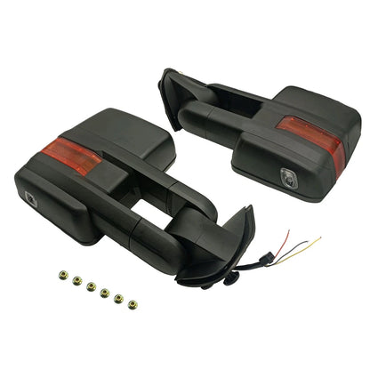 Power Heated Signal Tow Mirrors Pair for Chevy Silverado Sierra (1999–2002)
