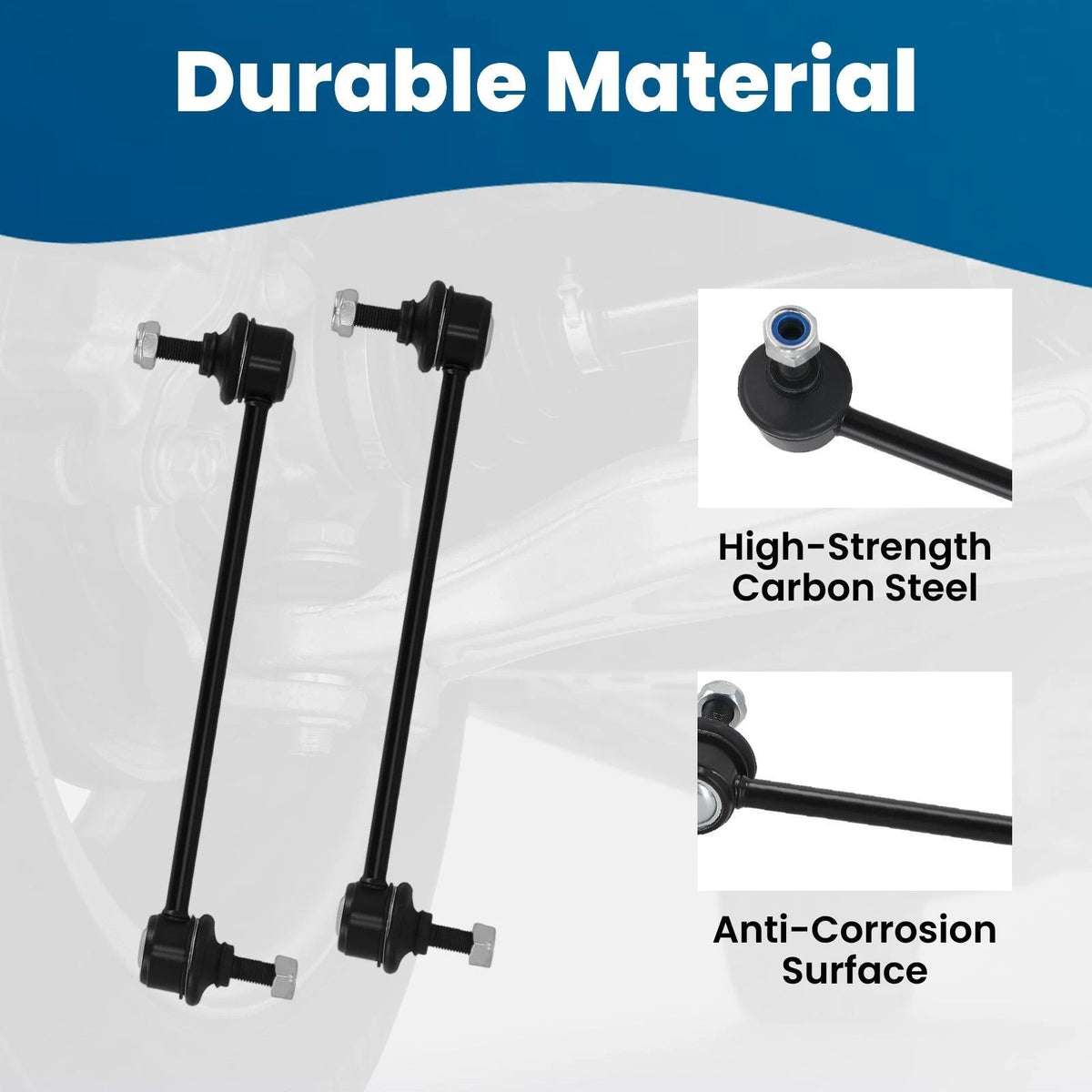 2pc Stabilizer Bar End Links Kit for Ford Focus (2000–2011)