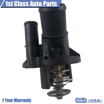 Thermostat w/ Housing Assembly for Ford Focus Ranger 2.3L 2.0L (2000–2007) [1S7Z8575AG]