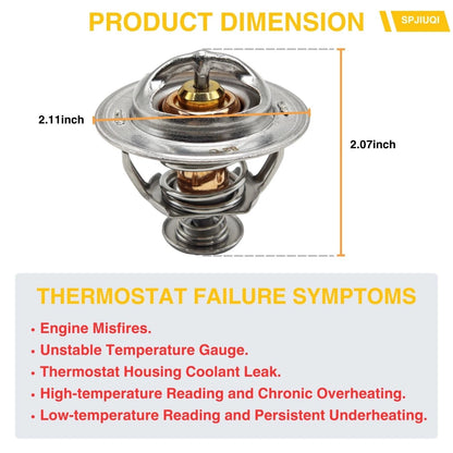 82℃ Thermostat for Sumitomo SH55 SH55U SH56 Case 45NX Hanix H50B JCB 8040 8045