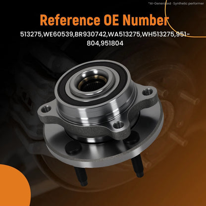 5-Bolt Rear Wheel Hub Bearing for Ford Edge Taurus MKT (2007–2019) 513275 ABS