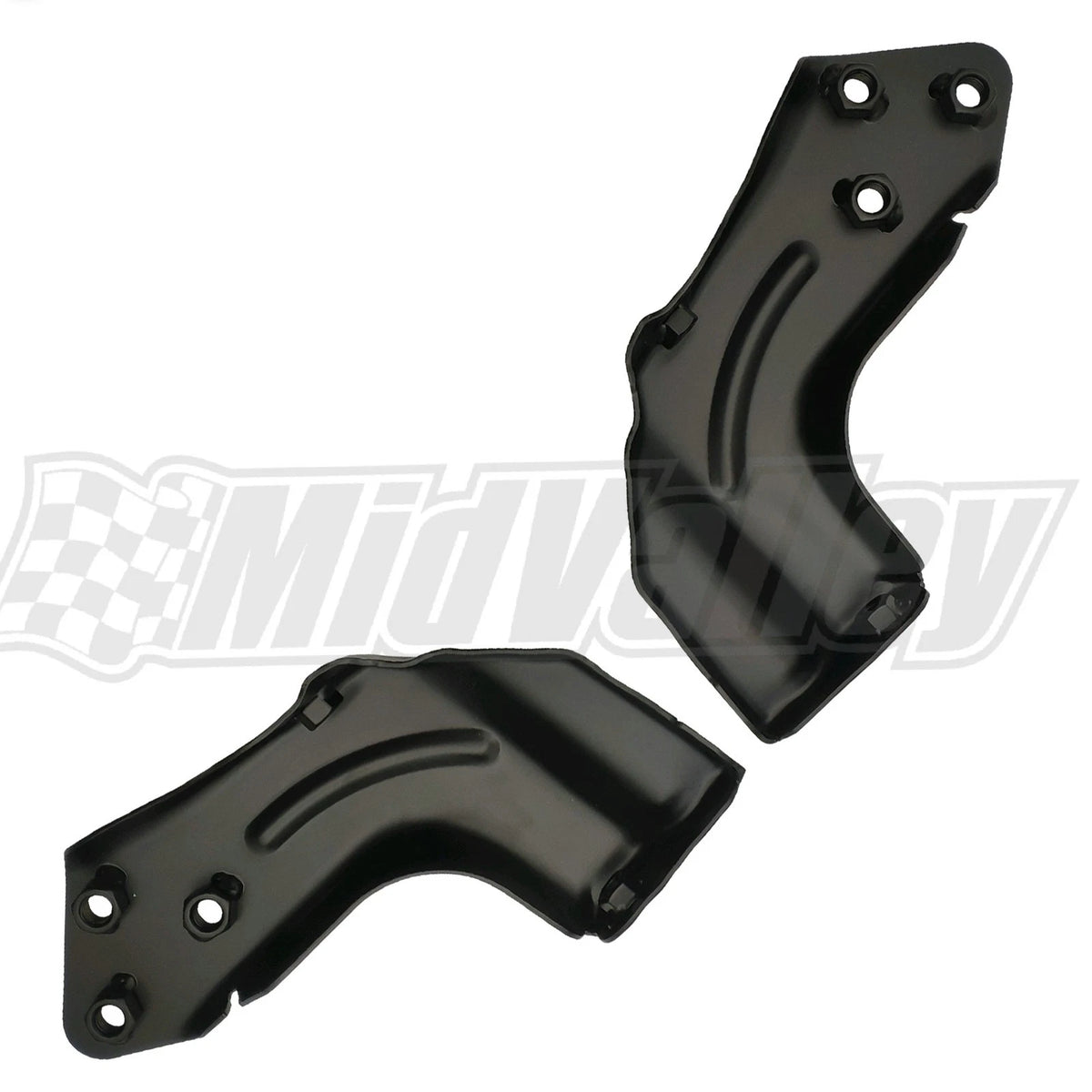Set of 2 Front Left & Right Bumper Brackets for Chevrolet GMC K1500 C1500 C2500 (1994–1998)