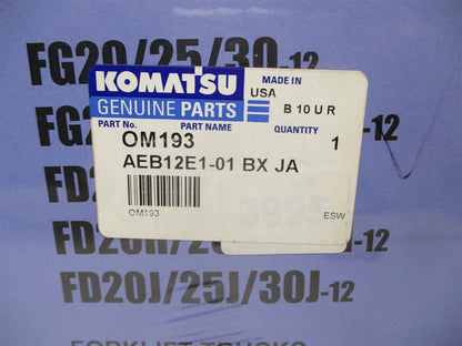 Operators Manual for Komatsu Forklift FG20 FG25 FG30 FD20 FD25 FD30 (OM193)