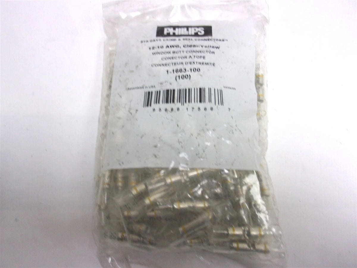 Set of 100 Butt Connectors for Phillips Clear-Vu 12-10 Gauge