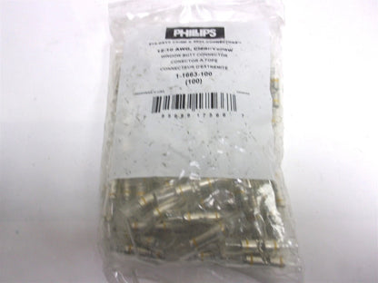 Set of 100 Butt Connectors for Phillips Clear-Vu 12-10 Gauge