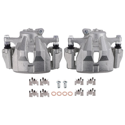 Front Left Right Brake Caliper Set for Toyota Corolla (2009–2019) Pontiac Vibe (2009–2010)