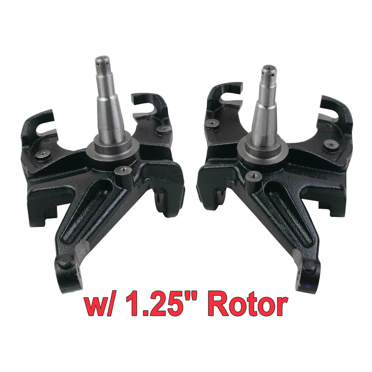 Set of 2 Drop Spindles for Chevy C10 2WD (1973–1987) 2.5" Front Lowering Kit