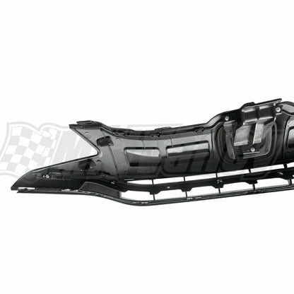 Grill Upper Bumper Grille Chrome & Gloss Black for Honda Fit (2015–2017)