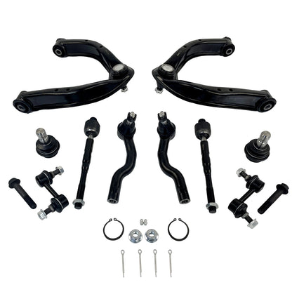 10Pcs Front Upper Control Arm Sway Bar Tie Rod for Nissan Armada QX56 (2004–2019)