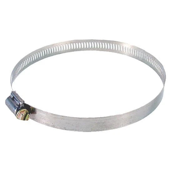Set of 4 Hose Clamps for Various Applications (4 to 6.125 Inch)