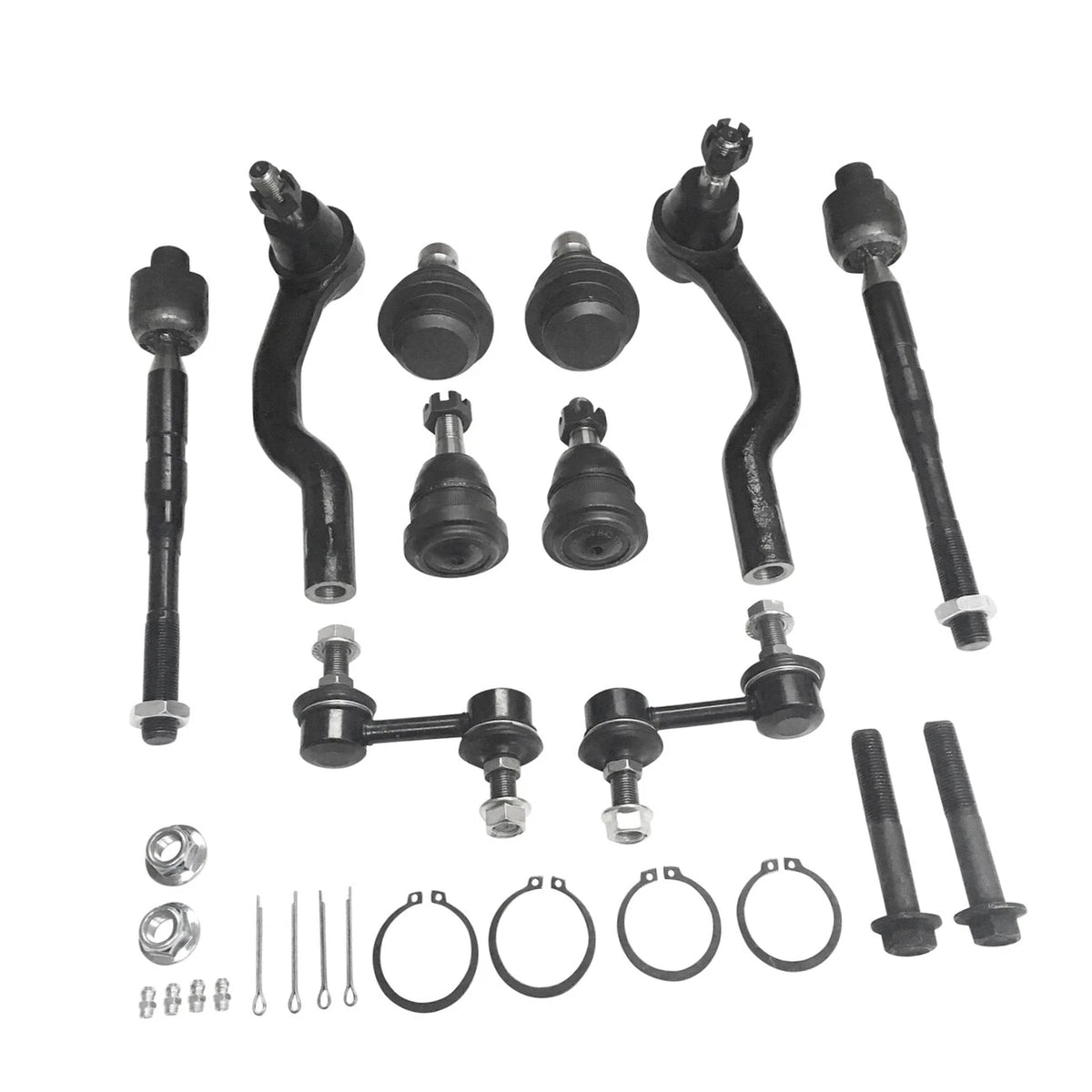 Set of 10 Front Tie Rods Ball Joints for Nissan Armada Titan QX56 (2005–2014)