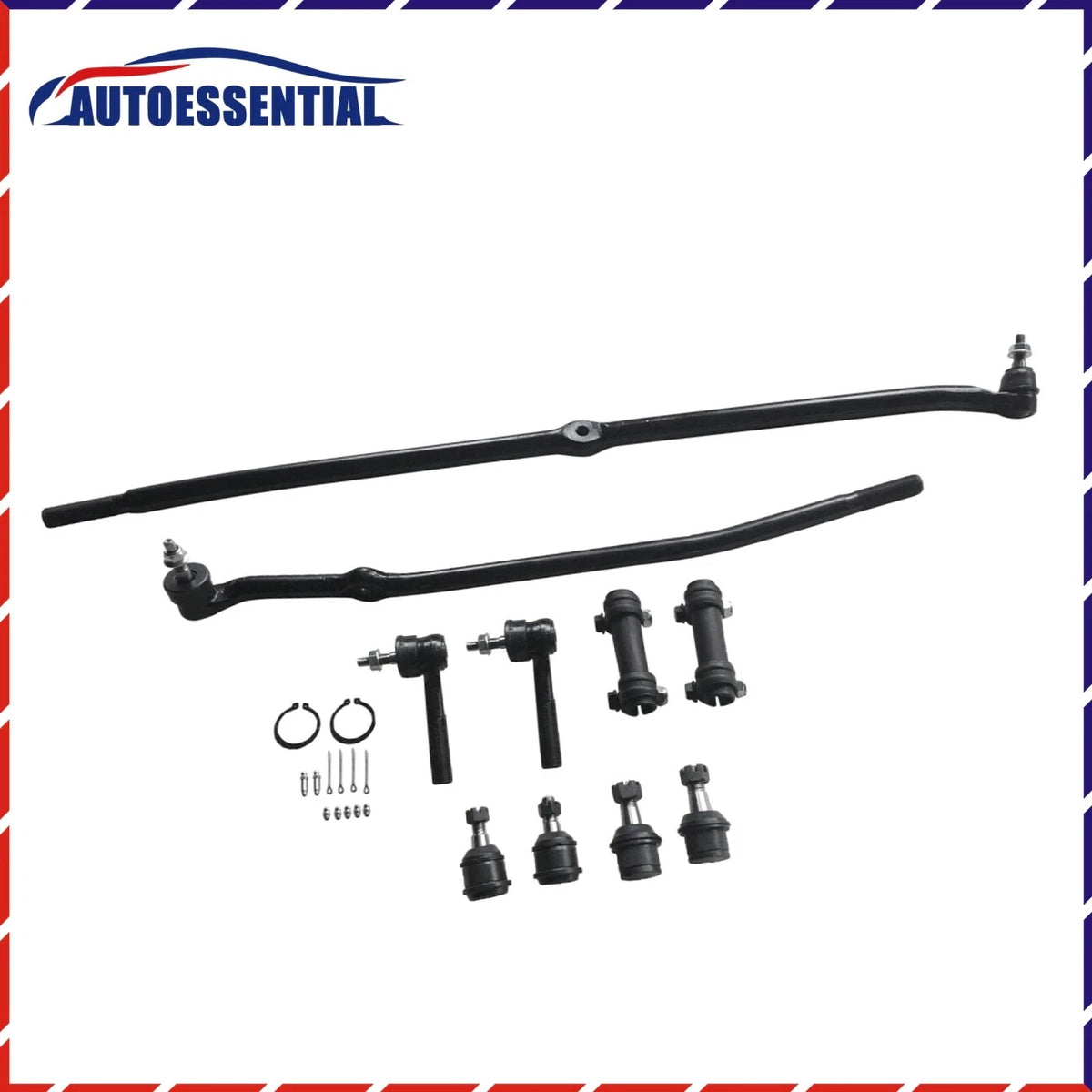 10PC Front Suspension Kit Ball Joints for Dodge Ram 2500 3500 (2003–2008)