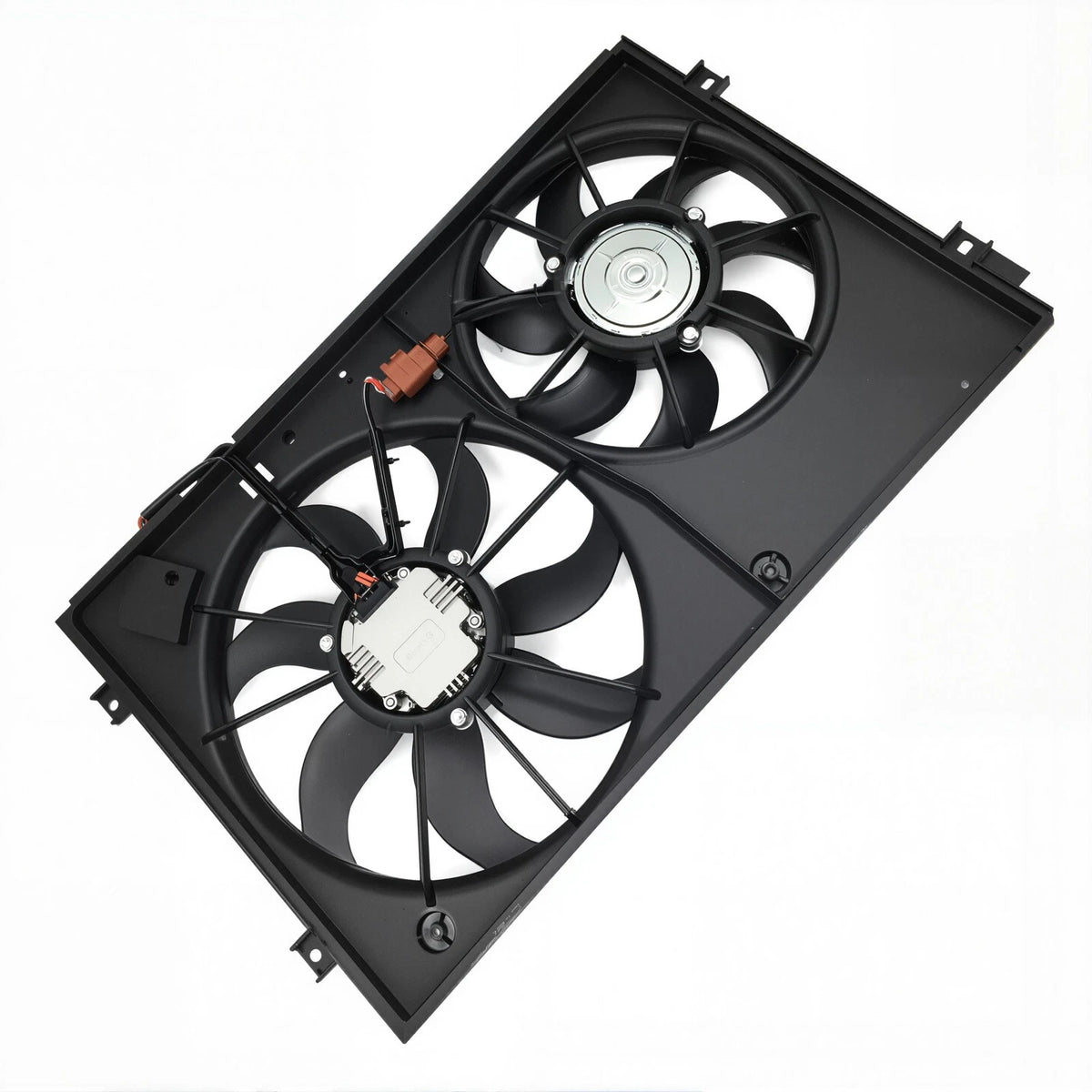 Radiator Condenser Cooling Fan Assembly for Volkswagen Jetta Golf Beetle