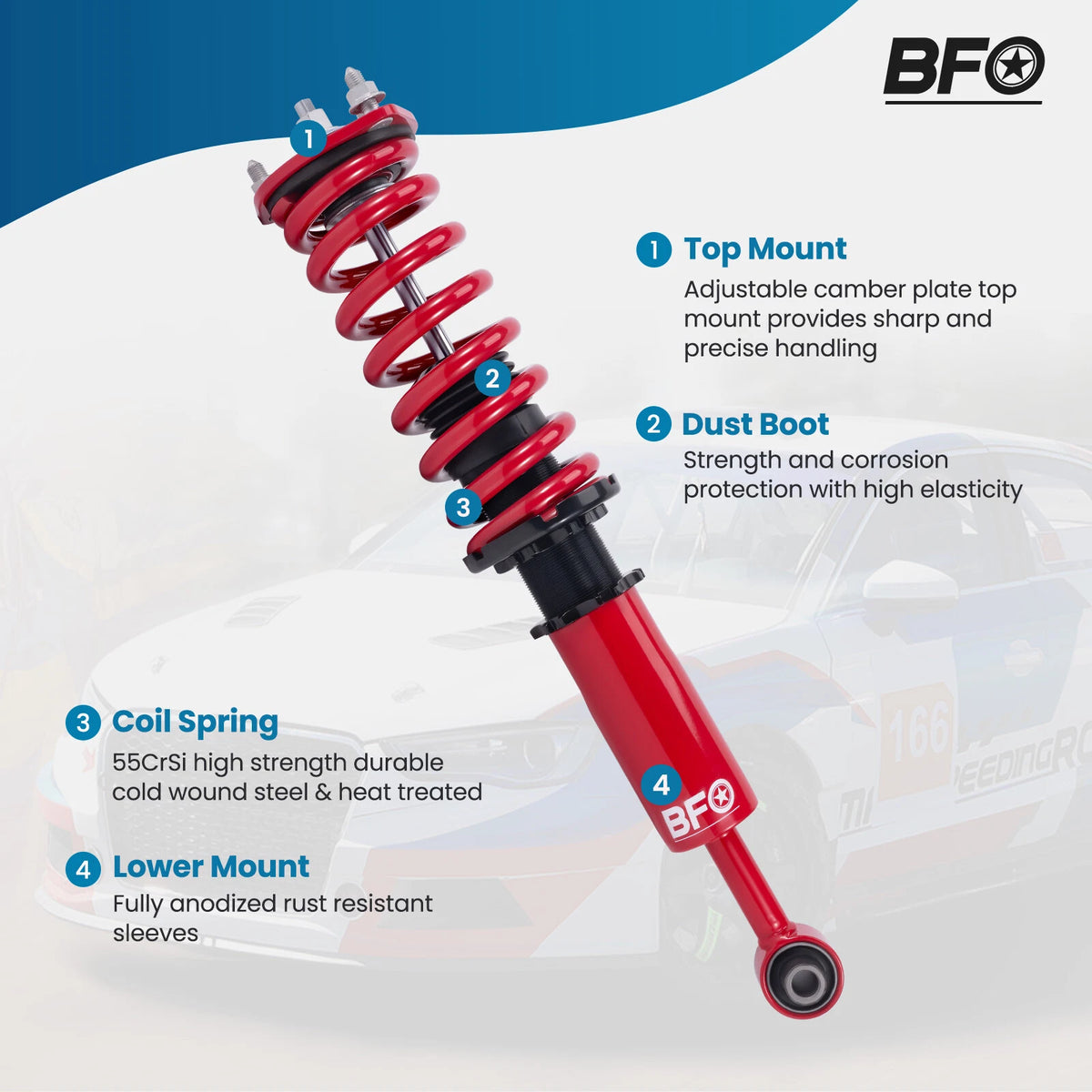 Coilovers Suspension Kit for Lexus IS300 IS200 (2000–2005)