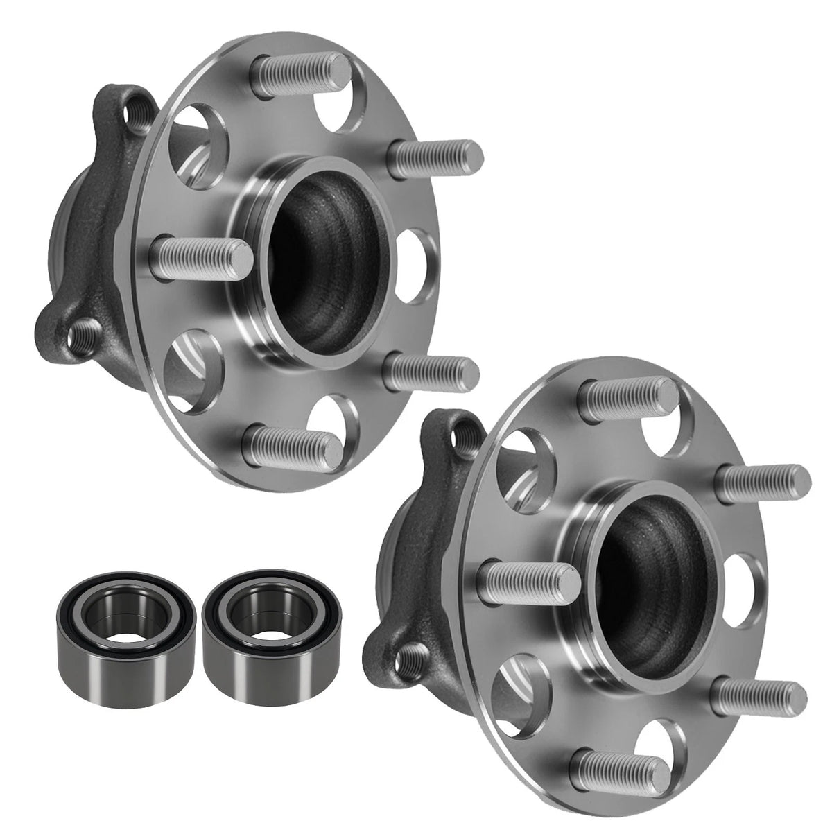 Rear Wheel Hub + Front Wheel Bearing for Acura TLX 3.5L (2015–2019) 512544