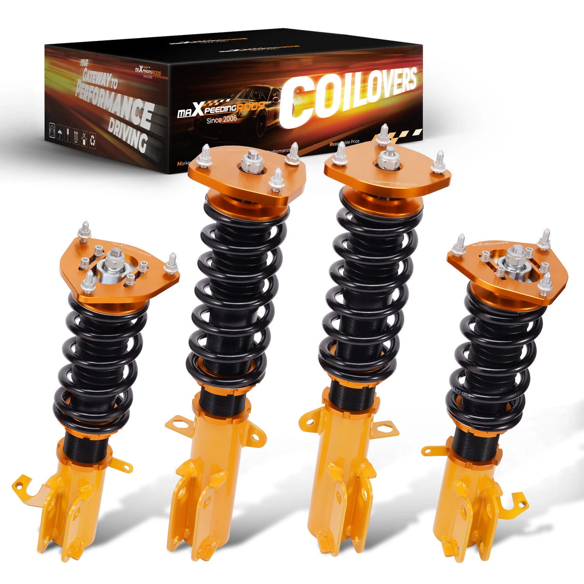 Adjustable Coilovers Suspension Shock Absorbers for Toyota Corolla AE101 (1993–1997)