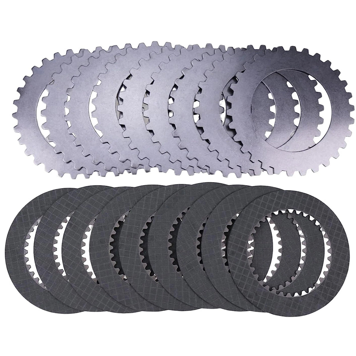 Set of 9 Clutch Plates Discs AT179473 T158801 for John Deere 310E 310G 310J 310K 310SE