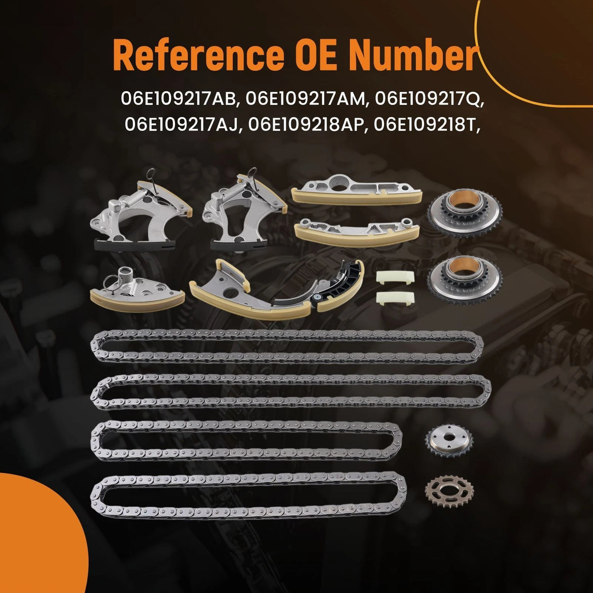 Engine Timing Chain Kit for Audi A6/A7/A8 3.0T (2009–2013) 079109469AL