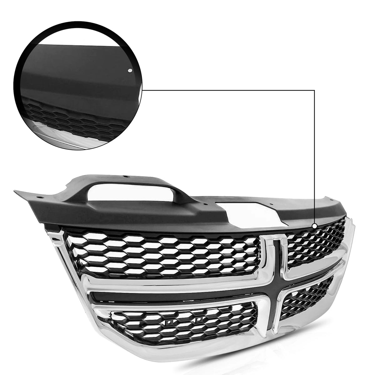 Bumper Grille with Chrome Trim for Dodge Journey (2011–2020) 1SU84SZ0AC