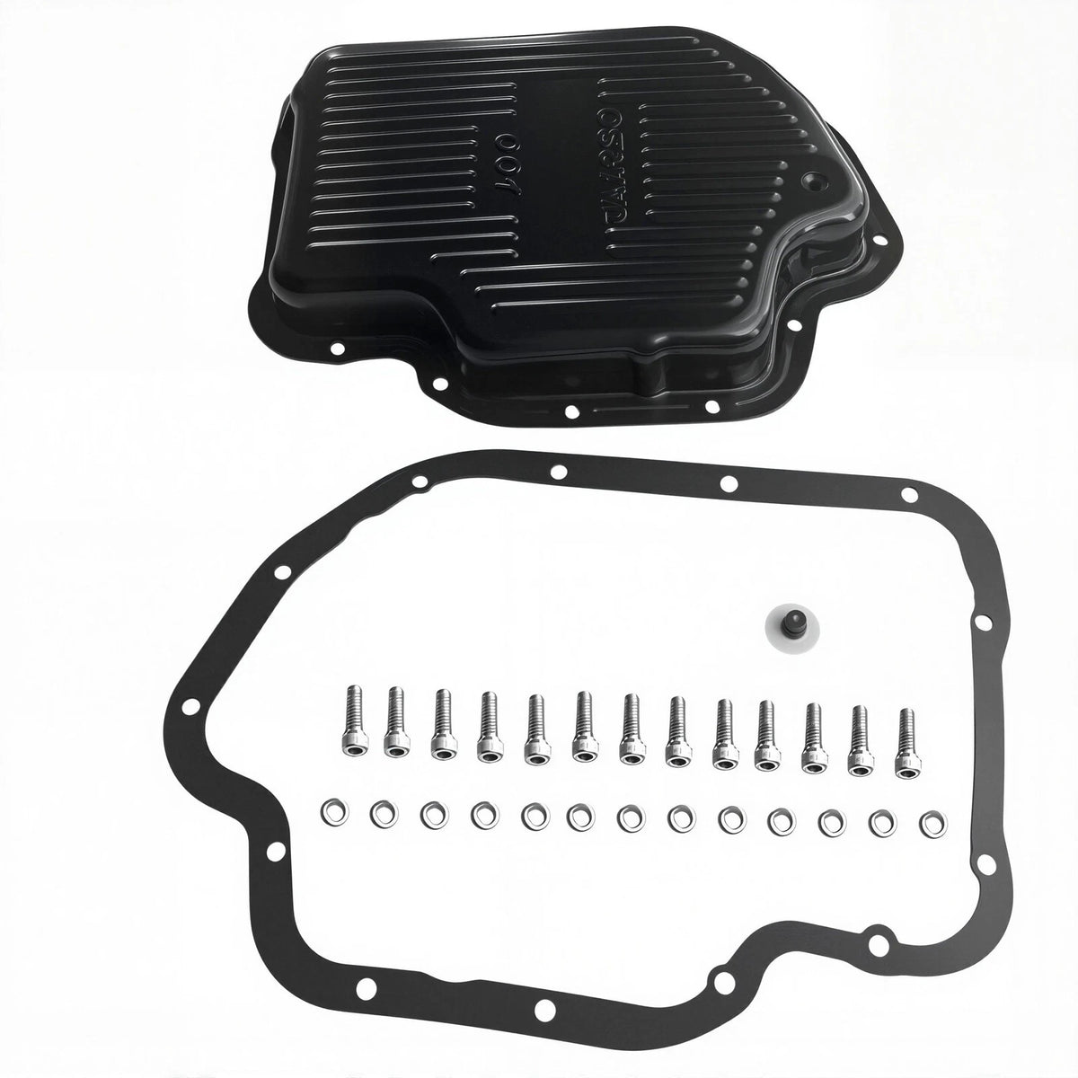 Turbo 400 Steel Oil Pan Kit for GM TH400 (Polished)