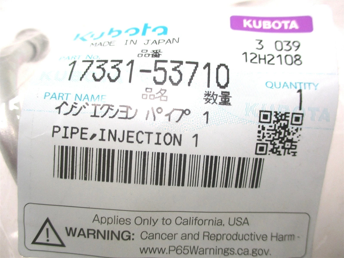 Fuel Injection Pipe for Kubota L2250DT L2650 L2850 (17331-53710)