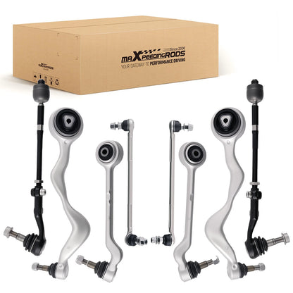 8pcs Front Control Arm Tie Rod End Kit for BMW E90 328i 335i E82 128i (2007–2013)