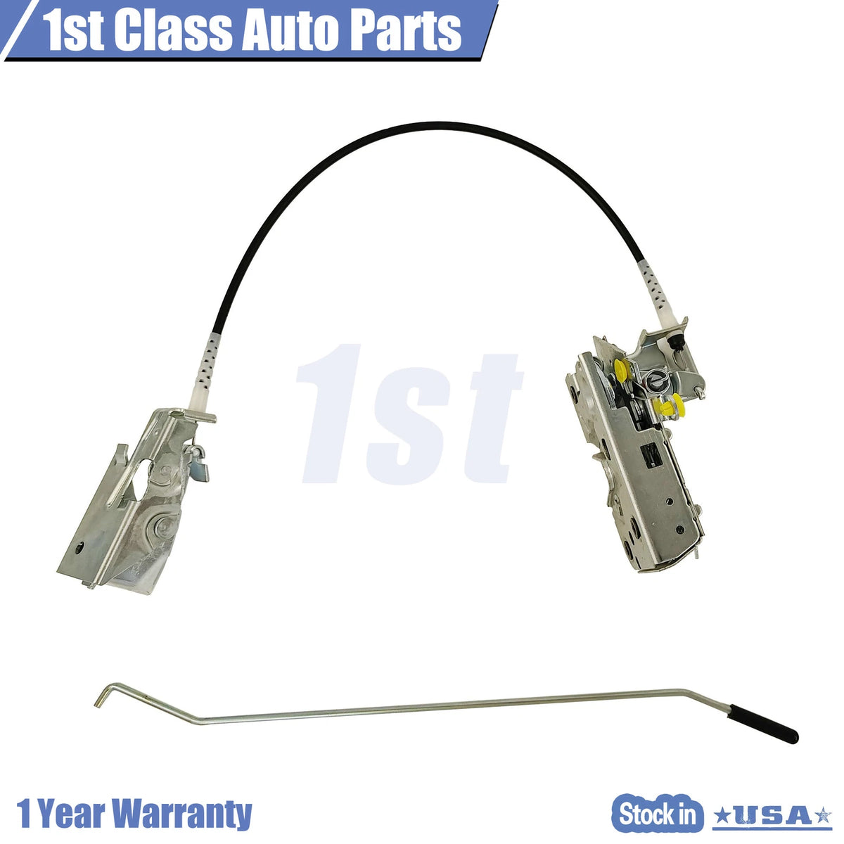 Door Latch Assembly Front Left for Ford F-150 F-250 F-350 Bronco (1992–1996) F4TZ15219A65A