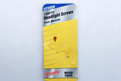 Headlight Adjusting Screw Kit for Champ 135070 (NOS)