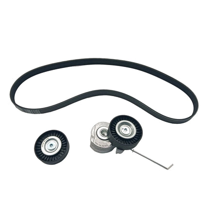 Serpentine Belt Tensioner Pulley Kit for Volvo S80 XC60 XC70 XC90 (2007–2015)