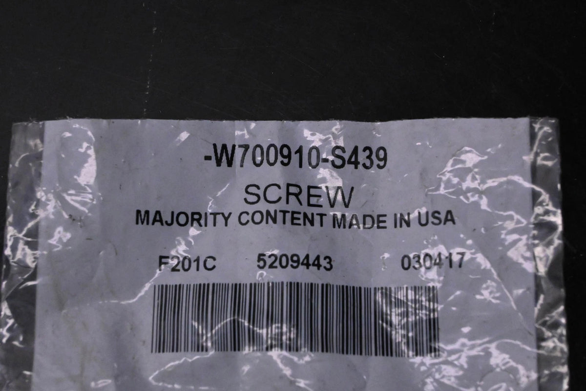 Set of 2 Quarter Panel Air Deflector Screws for Ford (W700910-S439)