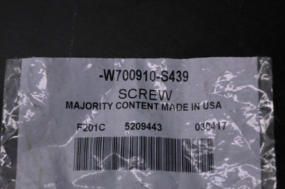Set of 2 Quarter Panel Air Deflector Screws for Ford (W700910-S439)
