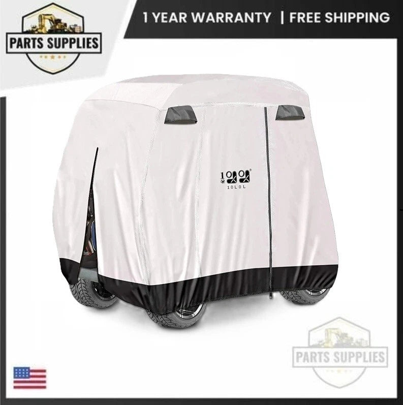 400D Waterproof Golf Cart Cover for Yamaha EZGO Club Car (2-4 Passenger)